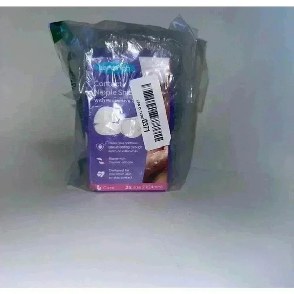Lansinoh Nipple Shields Size 2 / Set of 2 / 24 mm - Picture 3 of 5